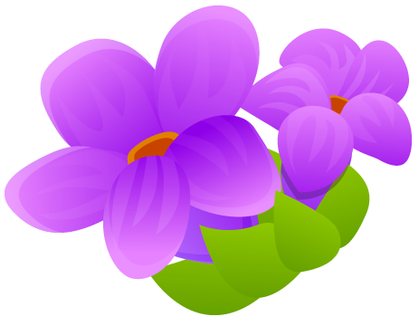 purple flower icon